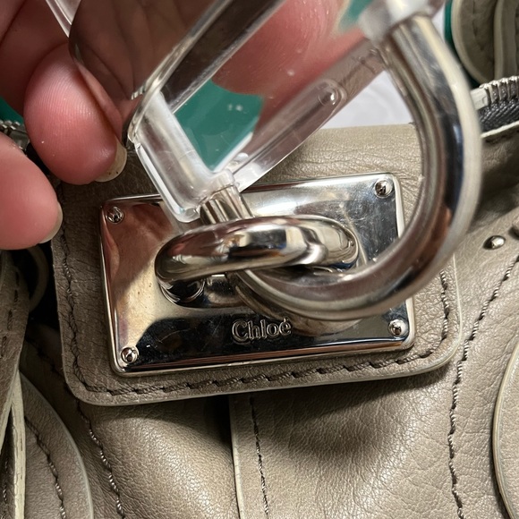 Chloe EUC Vintage Paddington Taupe Handbag with Lock n Key. COA* - Picture 16 of 17